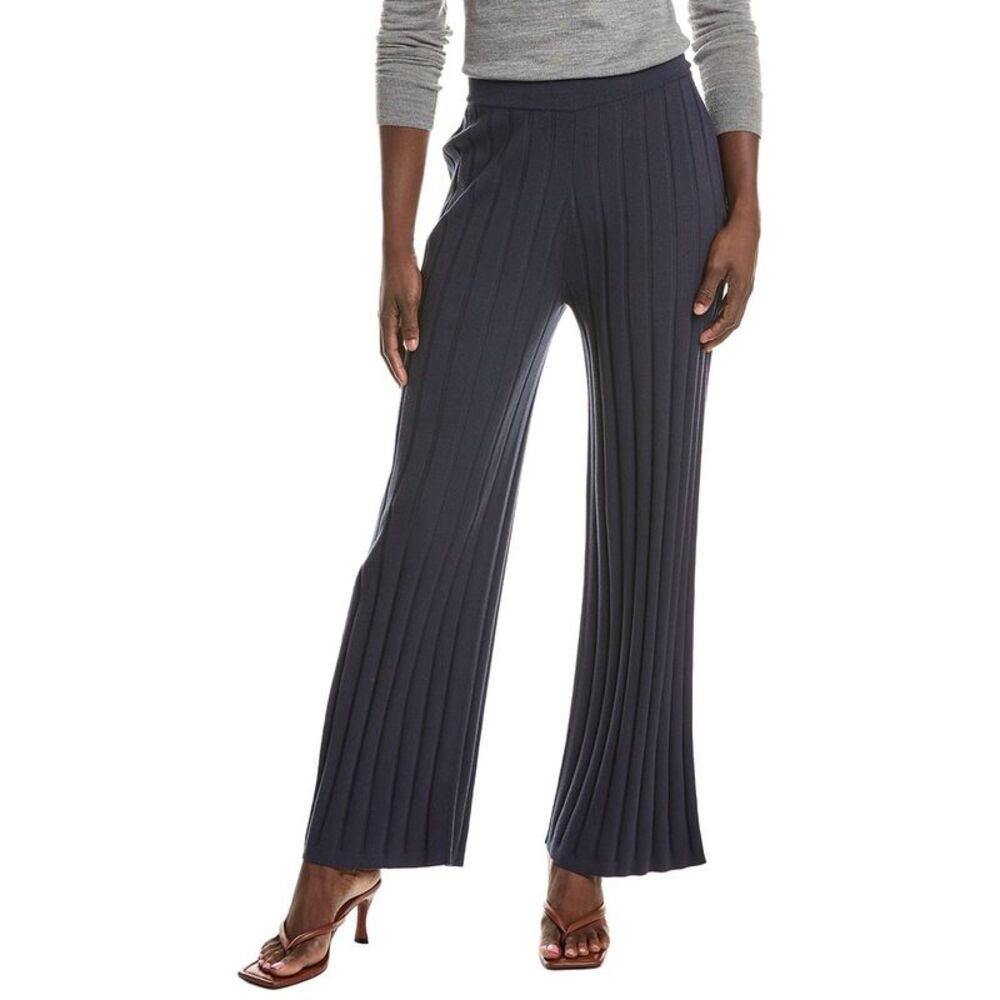 Max Mara Womens Mm By  Tema Knitted Trouser, Blue